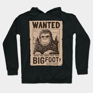 Elusive Legend: Bigfoot Wanted Hoodie